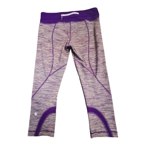 LULULEMON Run: Inspire Crop II All Luxtreme Wee Are From Space Bruised Berry 8 - Picture 2 of 14